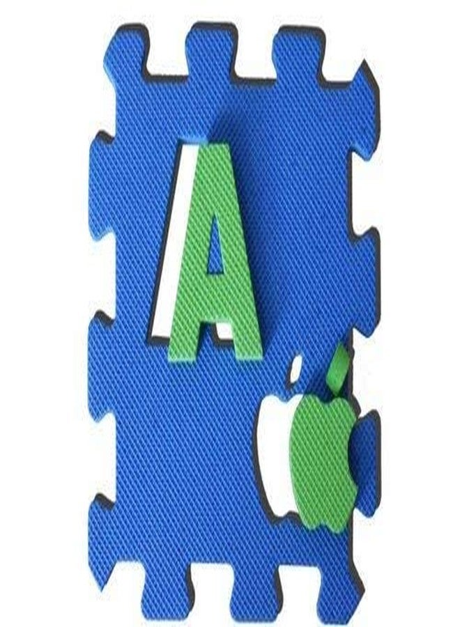 Jericos 36 Pieces Puzzle Foam Mat for Kids | Learning Alphabet and Number with Pictures Mat for Kids | Multicolour Interlocking Pieces - Image 4